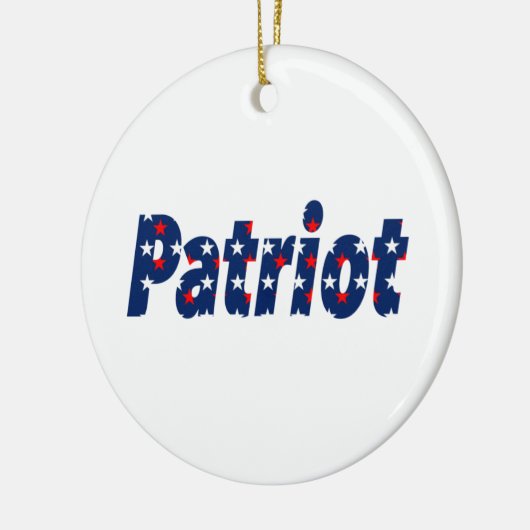 Patriot Keramik Ornament (Links)