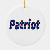 Patriot Keramik Ornament (Hinten)