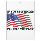 Patriot Klemmbrett (Rückseite)