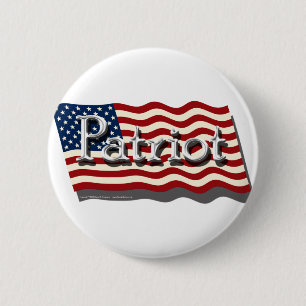 Patriot-Knopf (Silber) Button