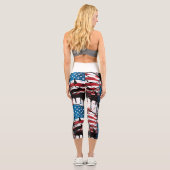 Patriot-Leggings Capri Leggings (Rückseite)