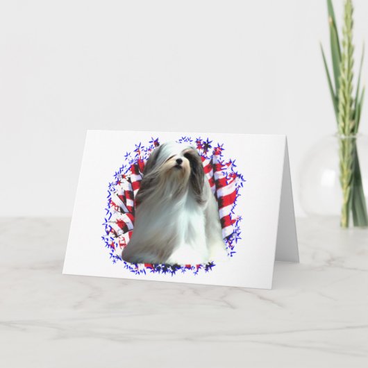 Patriot Lhasas Apso Karte (Vorderseite)