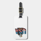 Patriot Luggage Tag Gepäckanhänger (Vorderseite vertikal)