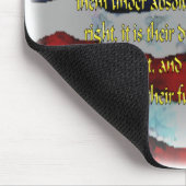 Patriot-Mausunterlagen: Unabhängigkeit Mousepad (Ecke)