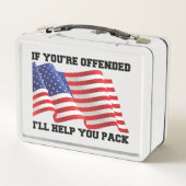 Patriot Metall Brotdose (Rückseite)