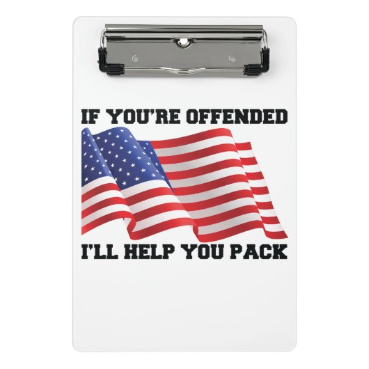 Patriot Mini Klemmbrett (Vorderseite)