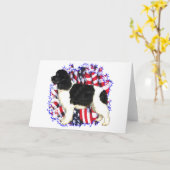 Patriot Neufundlands (landseer) Karte (Gelbe Blume)