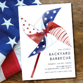 Patriot Party Pinwheel Einladung