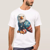 Patriot Patchwork Art T-Shirt (Vorderseite)