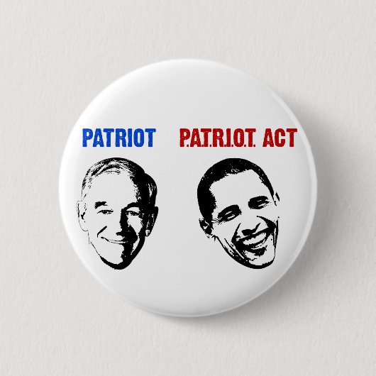 Patriot/Patriot Act Button (Vorderseite)
