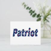 Patriot Postkarte (Stehend Vorderseite)