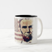 Patriot Präsident Abraham Lincoln Zweifarbige Tasse (VorderseiteRechts)
