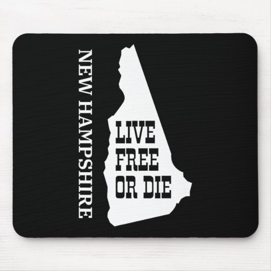 Patriot Quote New Hampshire Motto Souvenir State P Mousepad (Vorne)