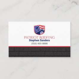Patriot Roofing Shingles Construction Company Visitenkarte