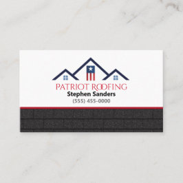 Patriot Roofing Shingles Construction Company Visitenkarte