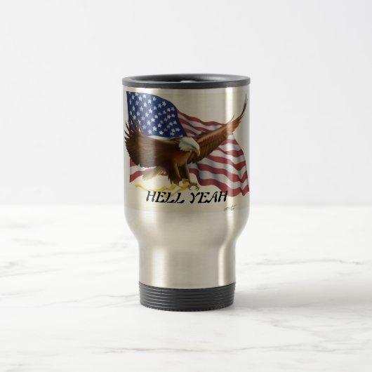 Patriot-rostfreie Tasse (Mittel)