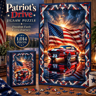 Patriot’s Drive Muscle Car 1.014-Teile-Puzzle Puzzle