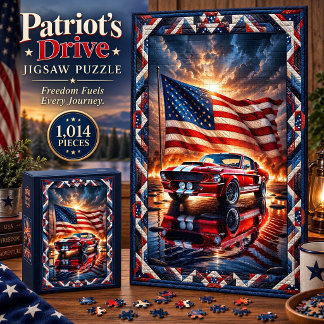 Patriot’s Drive Muscle Car 1.014-Teile-Puzzle Puzzle