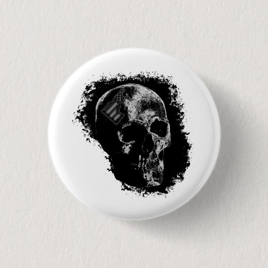 PATRIOT - SKULL VON IDAHO BUTTON (Vorderseite)
