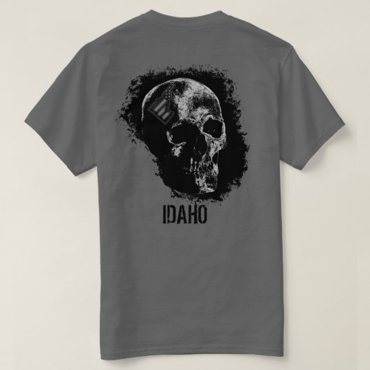 PATRIOT - SKULL VON IDAHO T-Shirt (Design Rückseite)