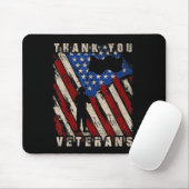 Patriot Soldier Veterans Flag Me Mousepad (Mit Mouse)