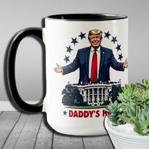 Patriot Spirit Präsident Trump Daddy's Zuhause Tasse