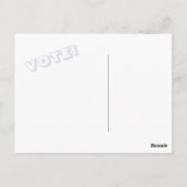 Patriot Stars VOTE Postkarte (Rückseite)