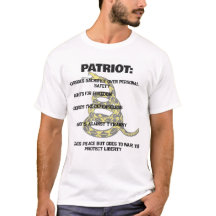 Patriot T - Shirt mit Gadsden-Schlange