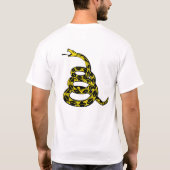 Patriot T - Shirt mit Gadsden-Schlange (Rückseite)