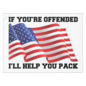 Patriot Tischdecke (Vorderseite (Horizontal))