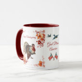Patriot Turkey Erntedank Tasse (Vorderseite Links)