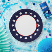 Patriot USA Style Frame Pappteller (Party)