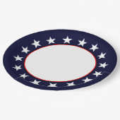 Patriot USA Style Frame Pappteller (Schrägansicht)