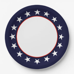 Patriot USA Style Frame Pappteller