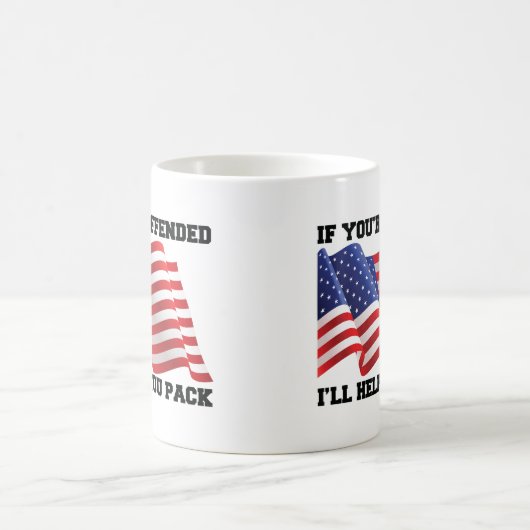 Patriot Verwandlungstasse (Mittel)