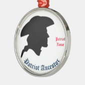 Patriot-Vorfahr Ornament Aus Metall (Links)