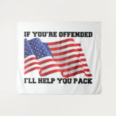 Patriot Wandteppich (Vorderseite (Horizontal))