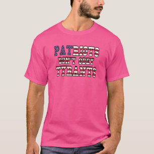 Patrioten gehorchen Tyrannen nicht USA Vintage-Fla T-Shirt