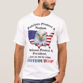 Patrioten schützen eine Nation......Partisans Prot T-Shirt (Vorderseite)