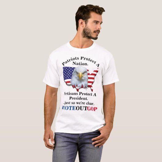 Patrioten schützen eine Nation......Partisans Prot T-Shirt (Vorne ganz)