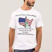 Patrioten schützen Stimmrechte T-Shirt (Vorderseite)
