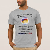 Patrioten vereidigen den T - Shirt der Verfassung (Vorderseite)