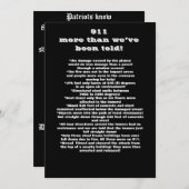 Patrioten wissen (Vorne/Hinten)