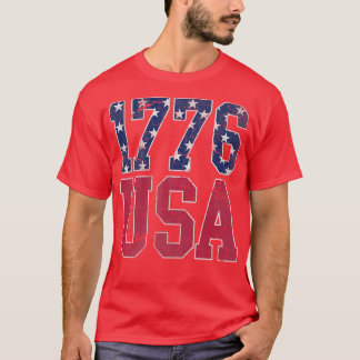 Patriotic 1776 USA Amerika 4. Juli Unabhängige T-Shirt