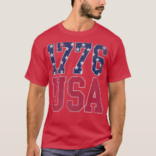 Patriotic 1776 USA Amerika 4. Juli Unabhängige T-Shirt