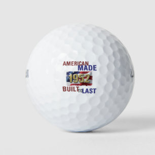 Patriotic 1952 70. Geburtstag Golfball