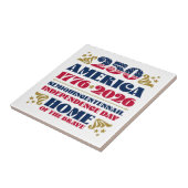 Patriotic 250 America Typografy Keramik Tile Fliese (Seite)