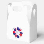 Patriotic 250 USA Anniversary 4th of July Party  Geschenkschachtel (Geöffnet)