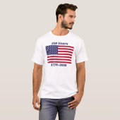 Patriotic 250 Years 1776-2026 T-Shirt (Vorne ganz)