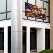 Patriotic 250th Anniversary Banner (Äußeres Gebäude)